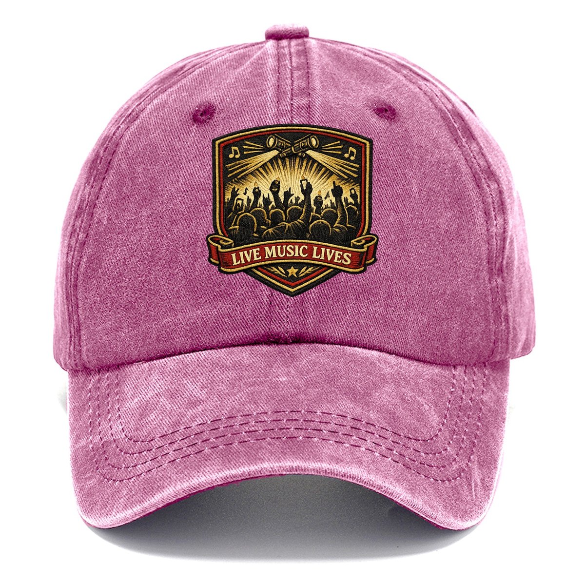 Concert Crowd Classic Cap – Dusty Rose