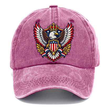 United States Heraldic Crest Country Logos Classic Cap – Dusty Rose