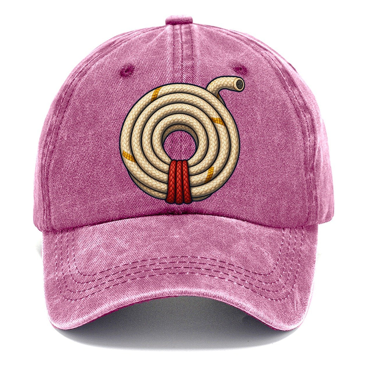 Coiled Climbing Rope Rock Climbing Classic Cap – Dusty Rose