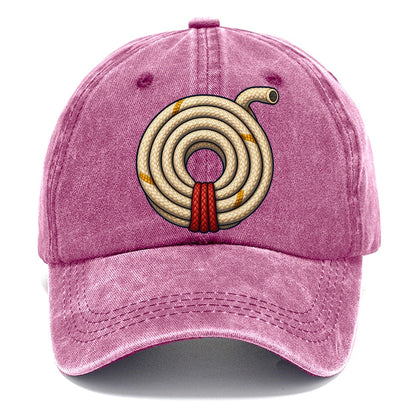 Coiled Climbing Rope Rock Climbing Classic Cap – Dusty Rose