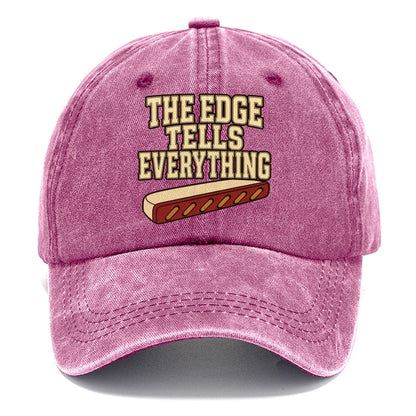 The Edge Tells Everything Leathercraft Classic Cap – Dusty Rose