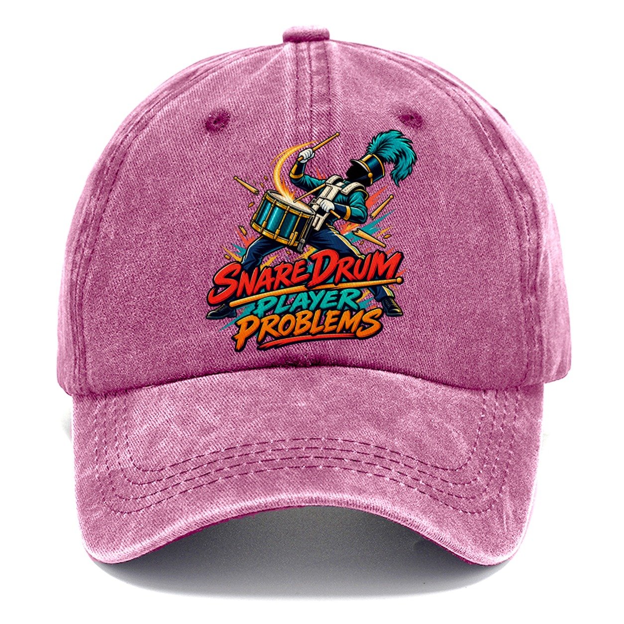 Snare Drum Player Problems Music Instruments Classic Cap – Dusty Rose