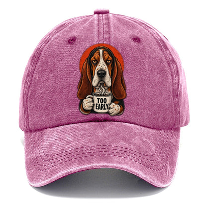 Basset Hound Mug Truths Classic Cap – Dusty Rose