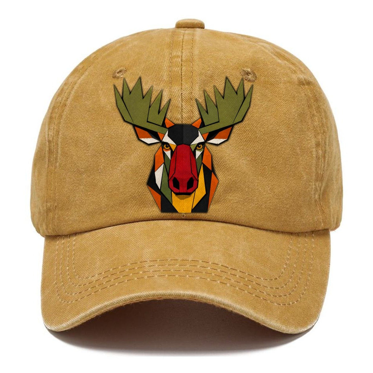Moose Antler Head Classic Cap – Golden Harvest
