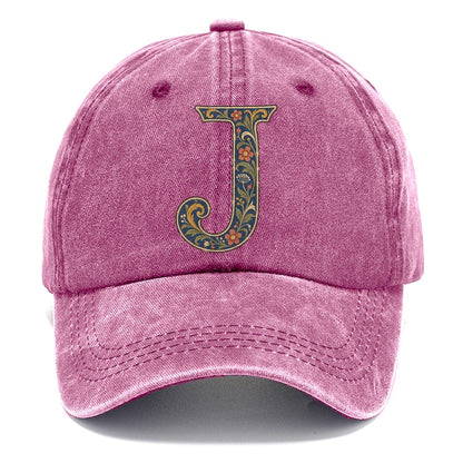 Wildflower J Monogram Classic Cap – Dusty Rose