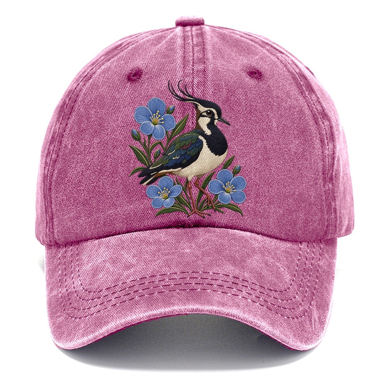 Northern Irish Flax And Lapwing Uk Culture Heritage Classic Cap – Dusty Rose