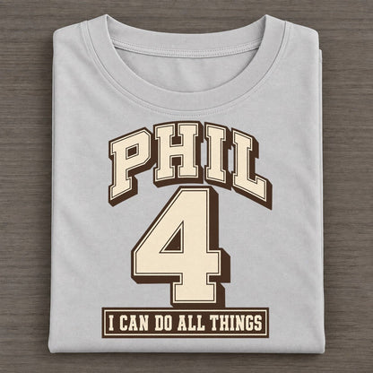 Philippians 4 Varsity Chapel Varsity Classic T-shirt – Grey