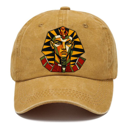 Pharaoh Nemes Portrait Classic Cap – Golden Harvest