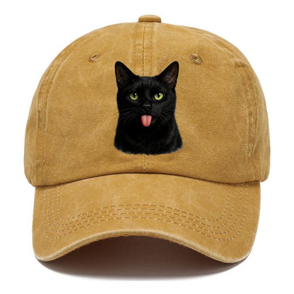 Premium Silly Black Cat Classic Cap – Golden Harvest