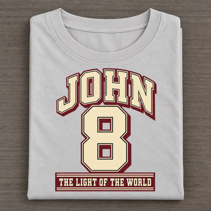 John 8 Varsity Chapel Varsity Classic T-shirt – Grey