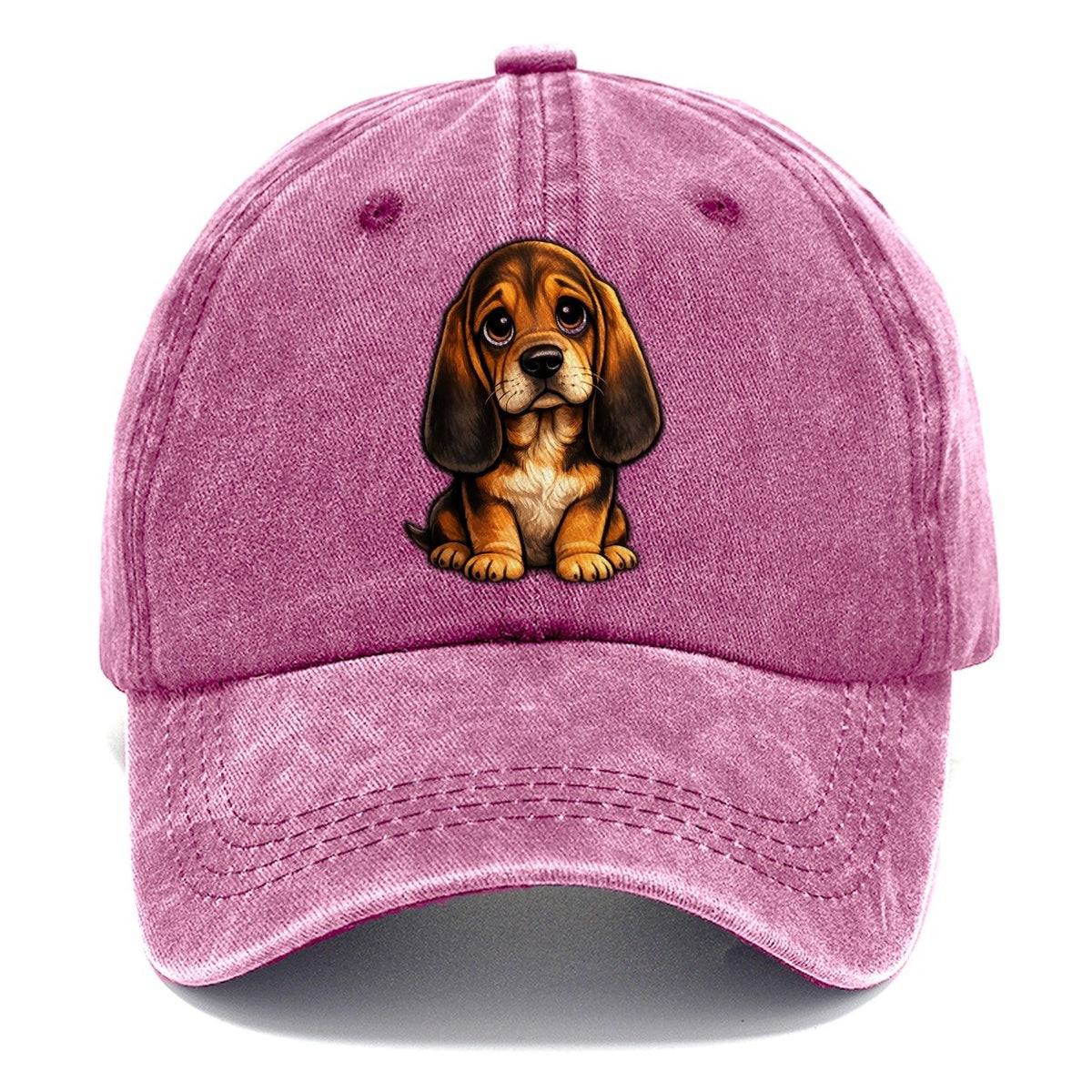 Bloodhound Sitting Sweetheart Classic Cap – Dusty Rose