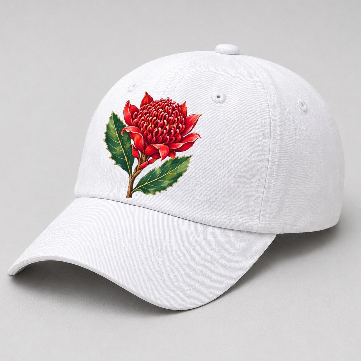 White — angle view