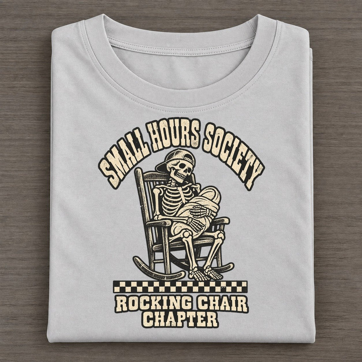 Rocking Chair Small Hours Society Classic T-shirt – Grey