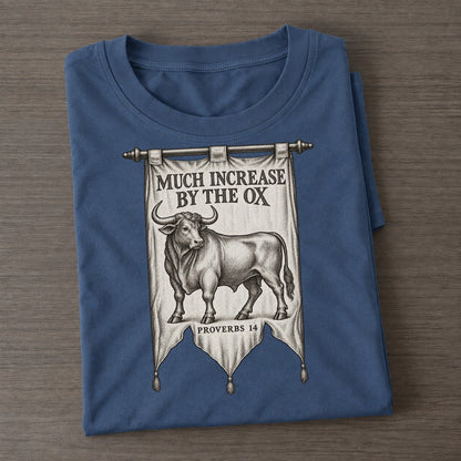 Much Increase By The Ox Beast And Banner Classic T-shirt – Twilight Navy