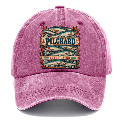 Pilchard Crate Row Fishing Club Classic Cap – Dusty Rose