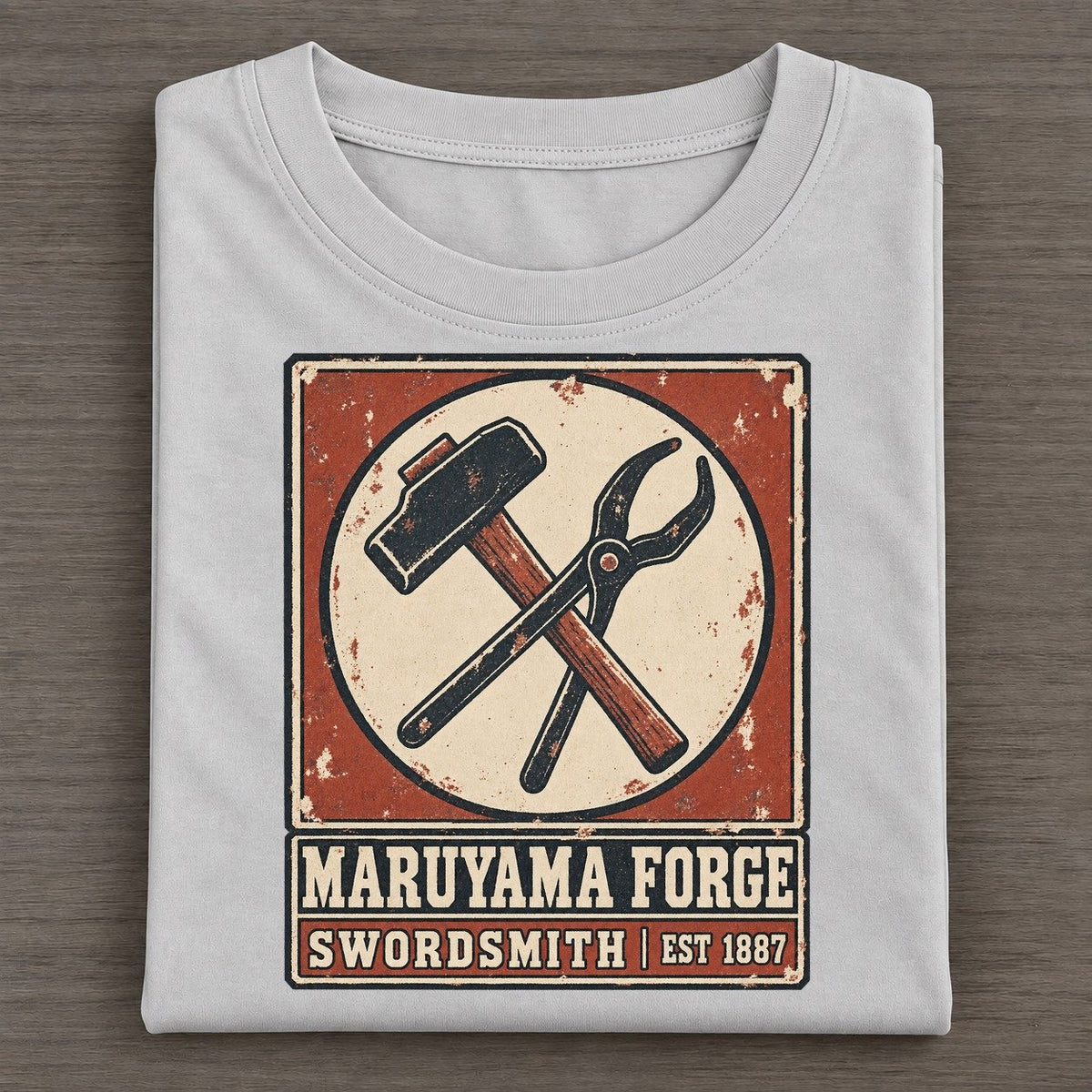 Maruyama Forge Noren Trade Co Classic T-shirt – Grey