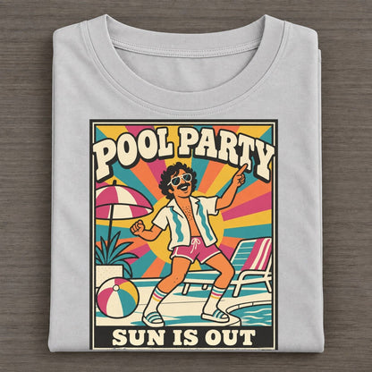 Poolside Boogie Bodies Classic T-shirt – Grey