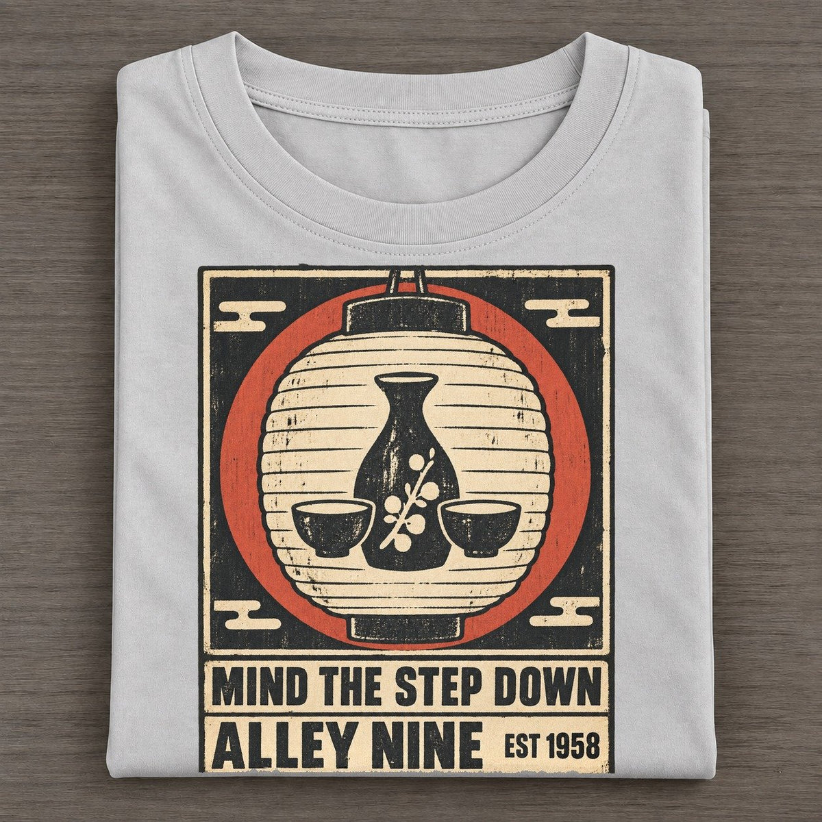 Alley Nine Izakaya Rules Classic T-shirt – Grey