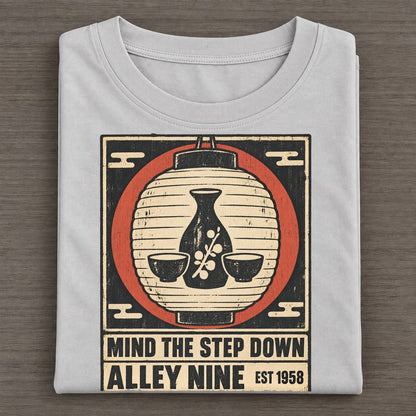 Alley Nine Izakaya Rules Classic T-shirt – Grey