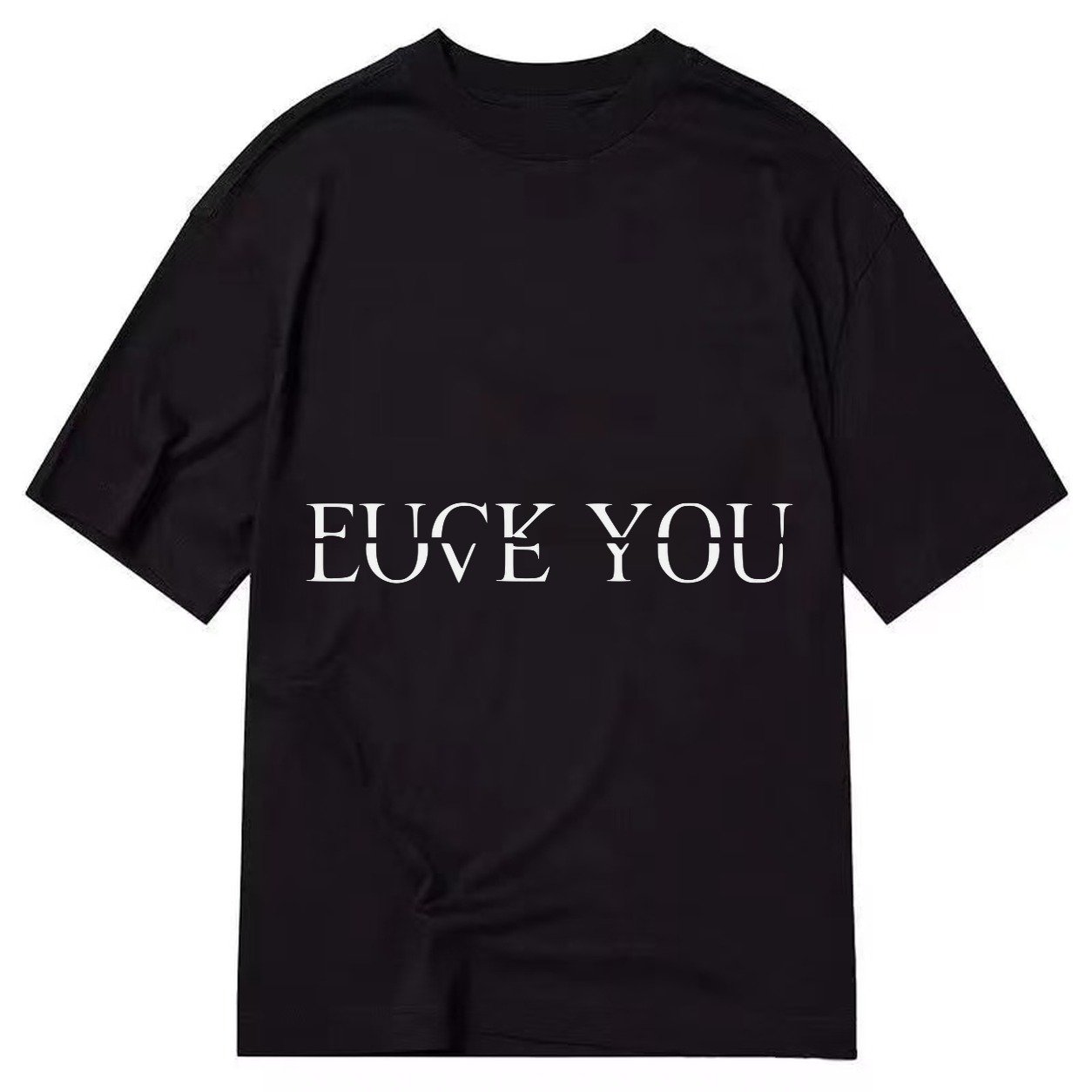 Fuck Love You Classic T-shirt – Black