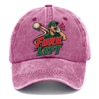 Fore Left Golf Life Classic Cap – Dusty Rose