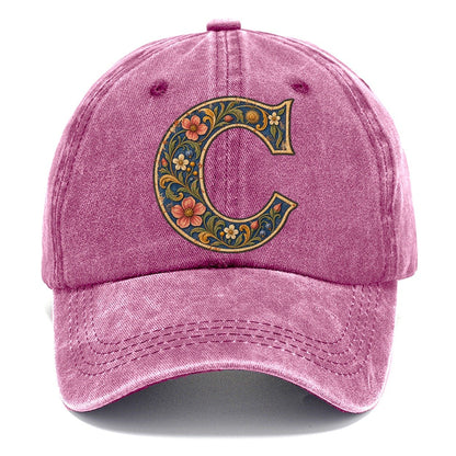 Wildflower C Monogram Classic Cap – Dusty Rose