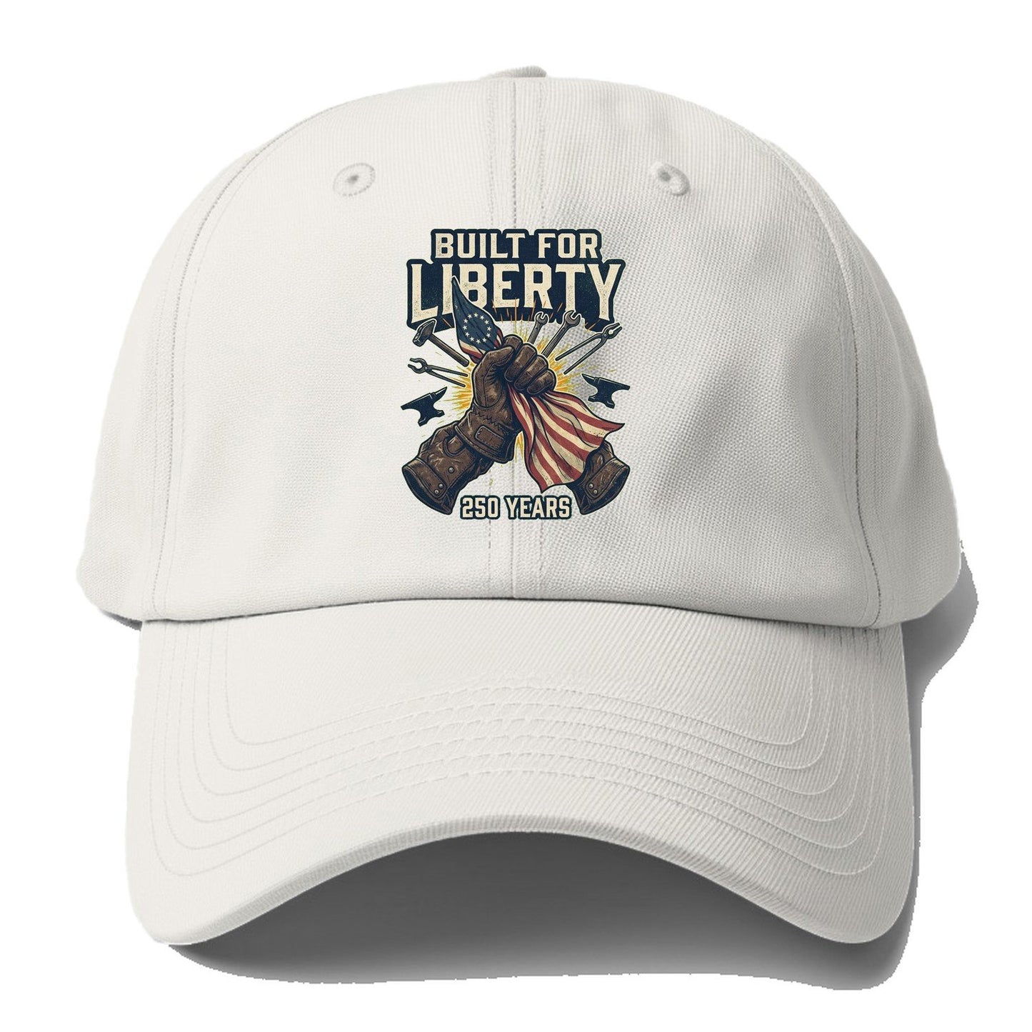 Built For Liberty V2 Baseball Cap – Off White
