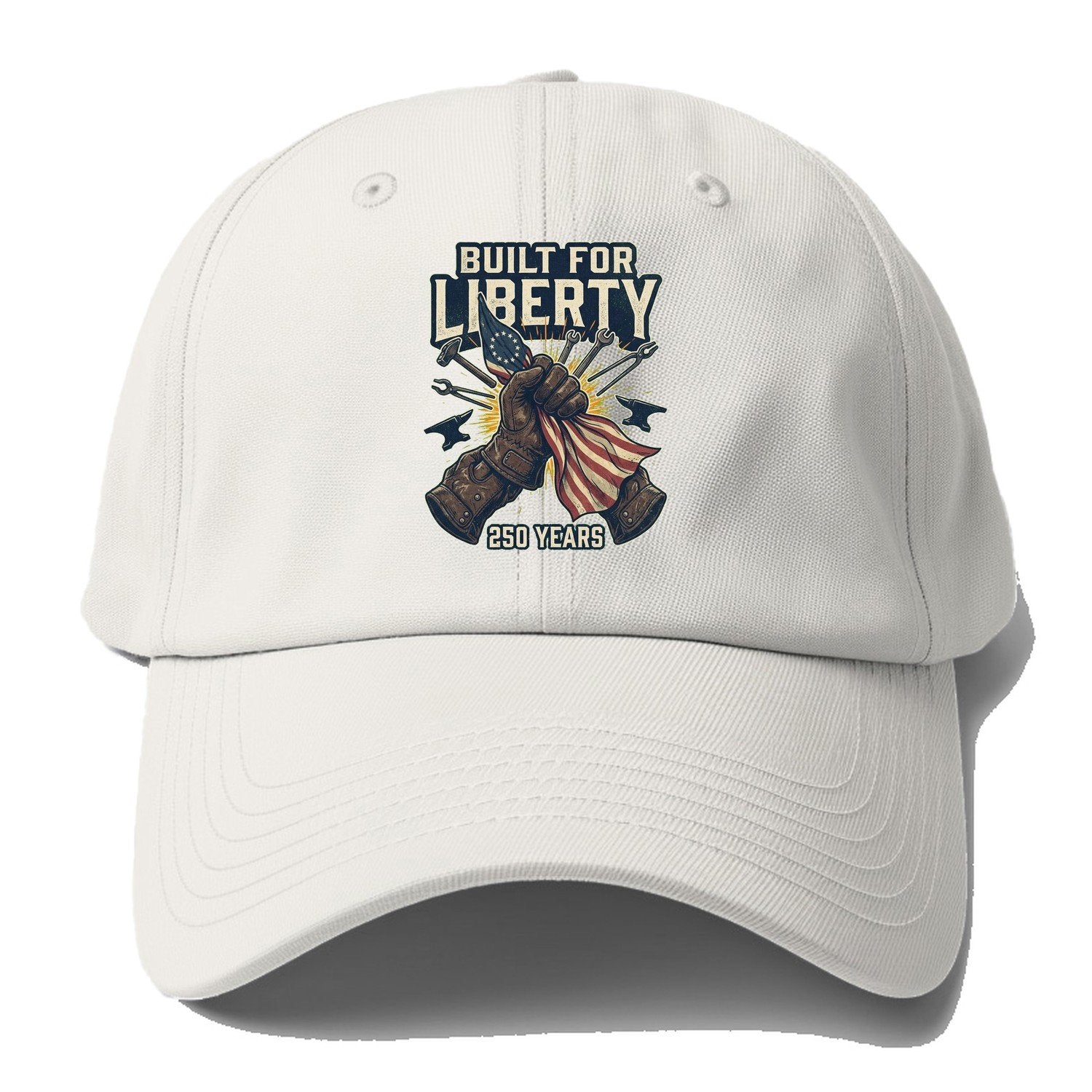 Built For Liberty V2 Baseball Cap – Off White