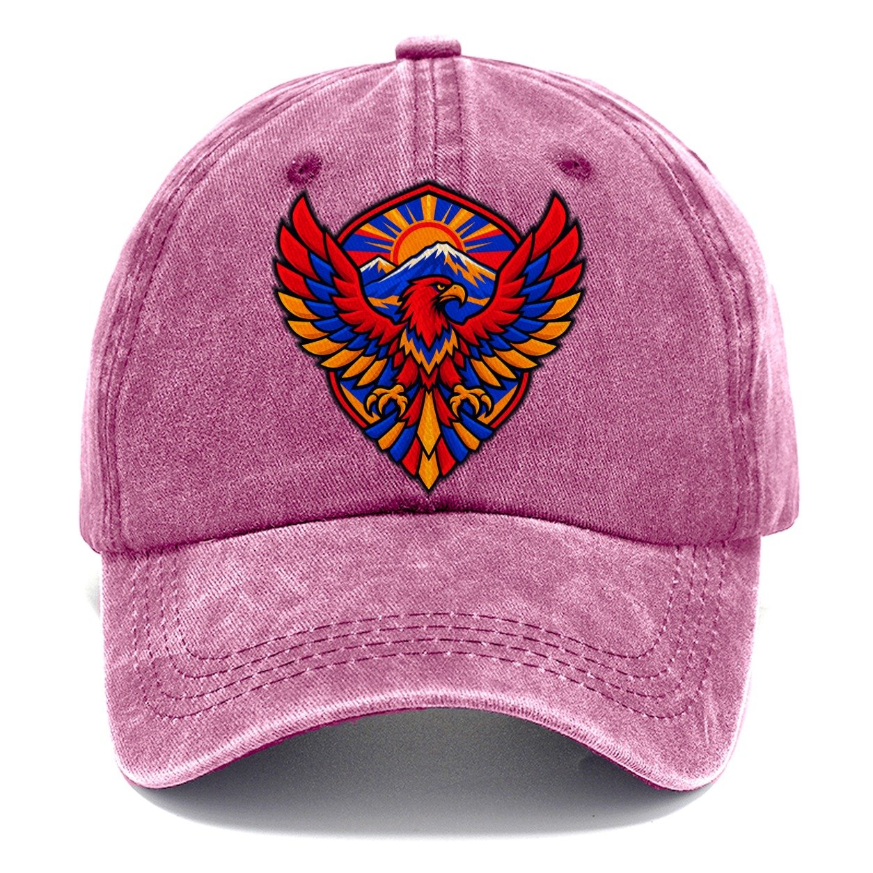 Armenia Minimal Emblem Country Logos Classic Cap – Dusty Rose