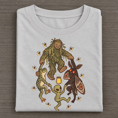 Firefly Night Cryptid Hoedown Classic T-shirt – Grey