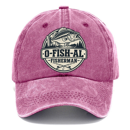 Ofishal Fisherman Fishing Elegant Classic Cap – Dusty Rose