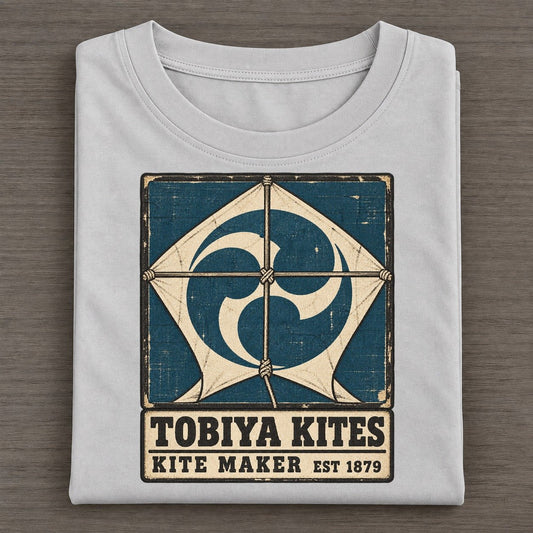Tako Kite Works Noren Trade Co Classic T-shirt – Grey