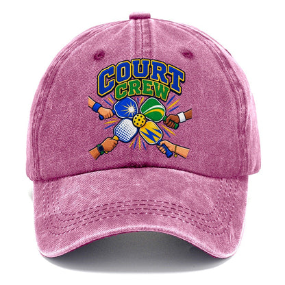 Court Crew Pickleball Life Classic Cap – Dusty Rose