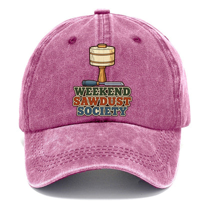 Weekend Sawdust Society Woodworking Classic Cap – Dusty Rose