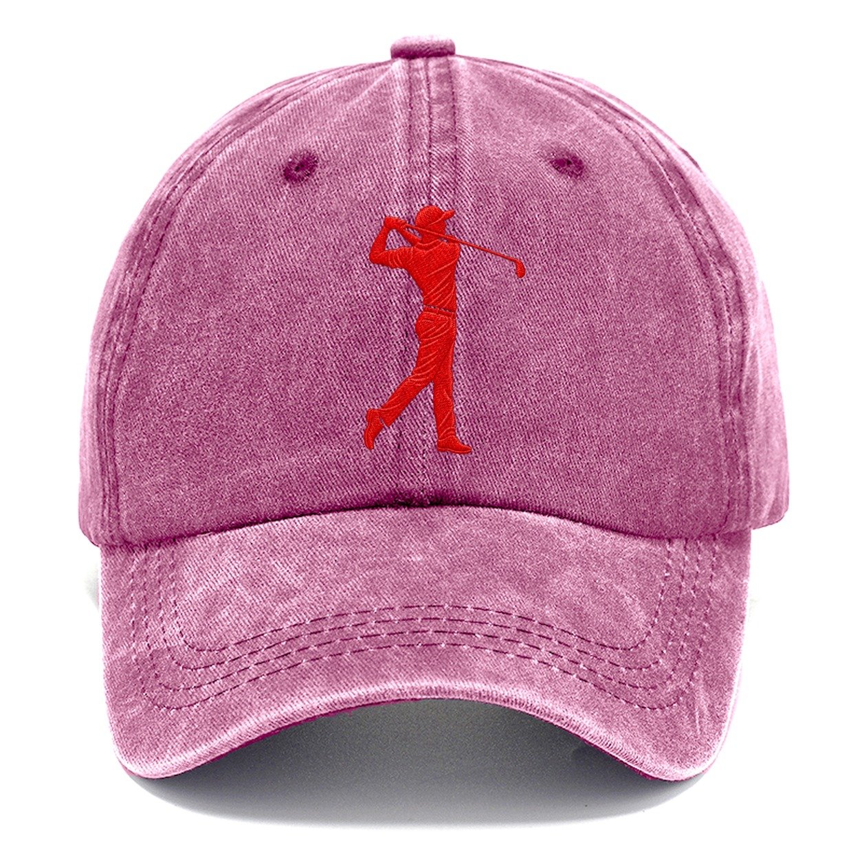 Golfer Balanced Finish Micro Motion Mark Classic Cap – Dusty Rose