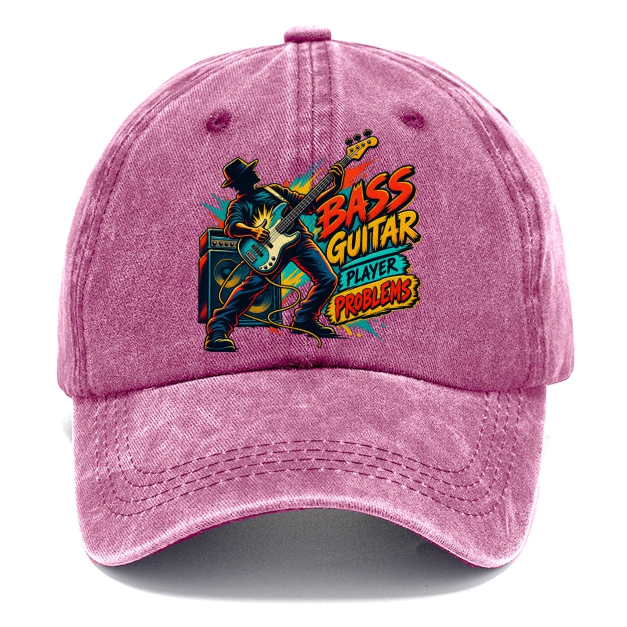 Bass Guitar Player Problems Music Instruments Classic Cap – Dusty Rose