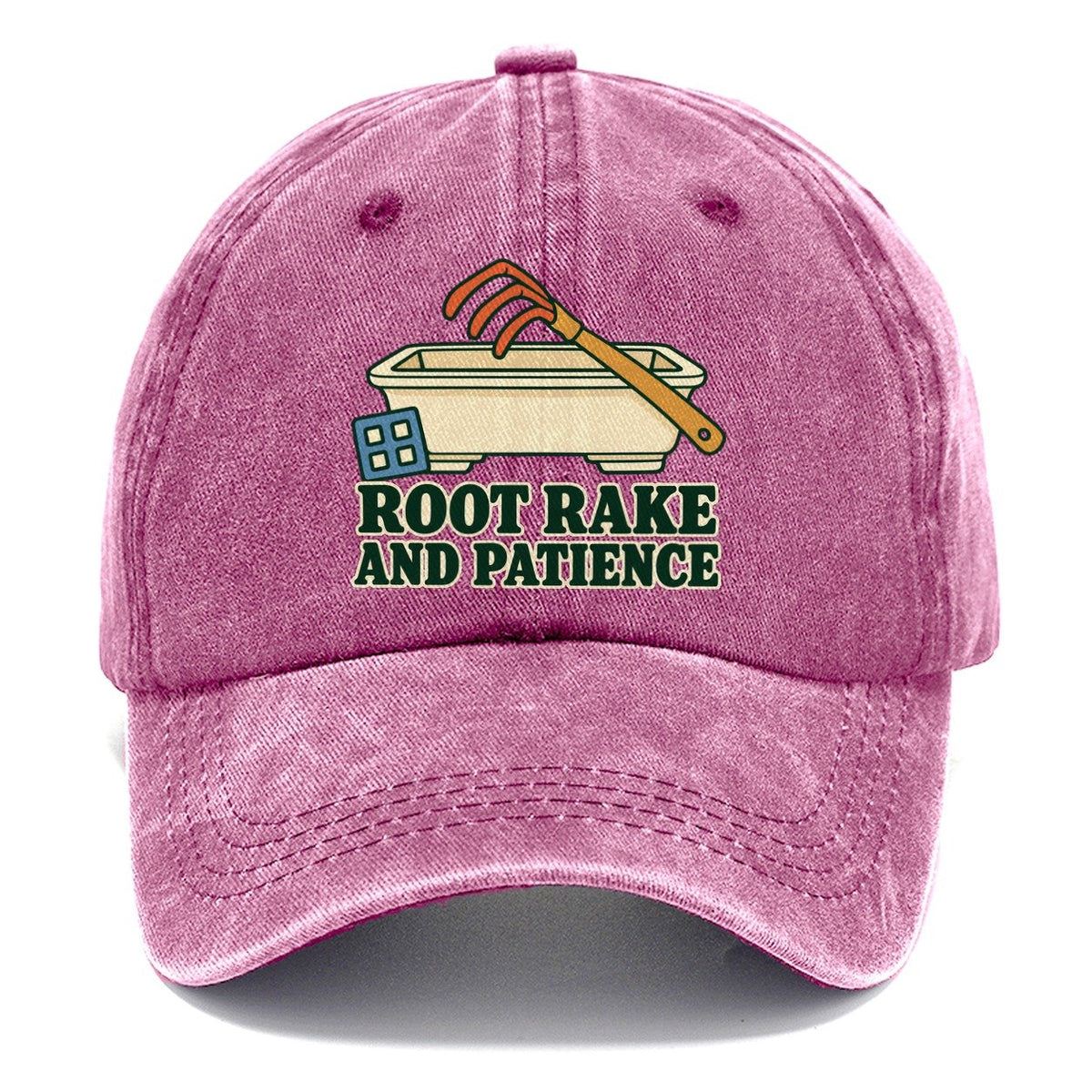 Root Rake And Patience Bonsai Classic Cap – Dusty Rose