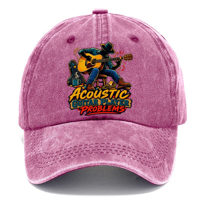 Acoustic Guitar Player Problems Music Instruments Classic Cap – Dusty Rose