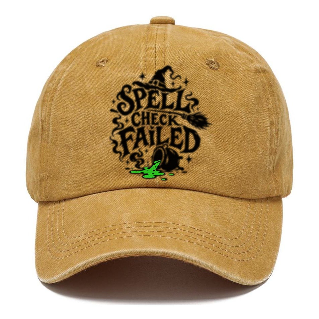Spell Check Failed Slogan Witch Magic Classic Cap – Golden Harvest