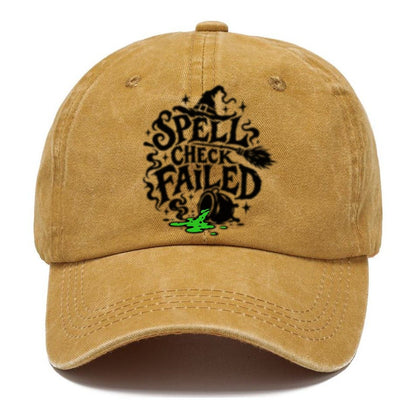 Spell Check Failed Slogan Witch Magic Classic Cap – Golden Harvest