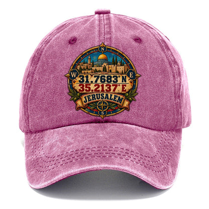 Jerusalem Coordinates Jerusalem Classic Cap – Dusty Rose