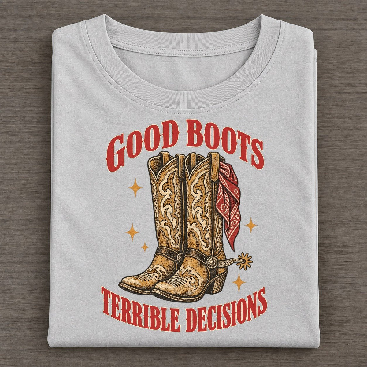 Terrible Decisions Unhinged Affirmations Classic T-shirt – Grey