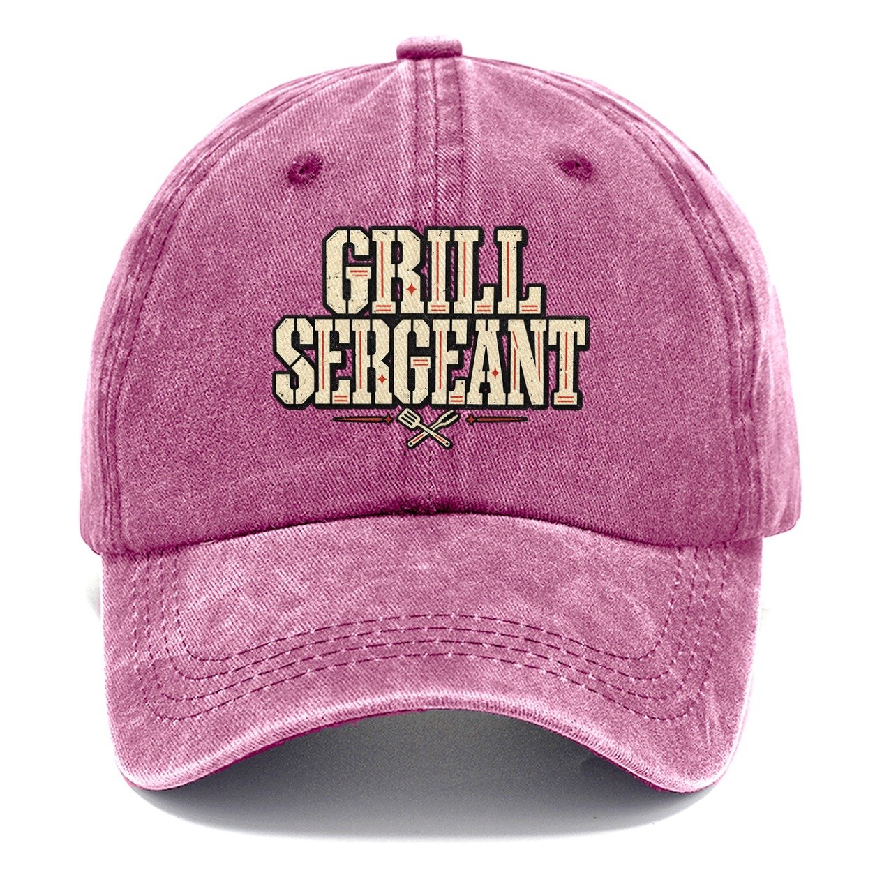 Grill Sergeant American Wit Classic Cap – Dusty Rose