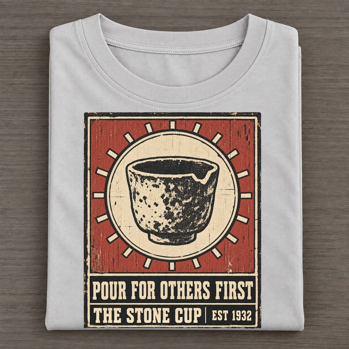 Stone Cup Izakaya Rules Classic T-shirt – Grey