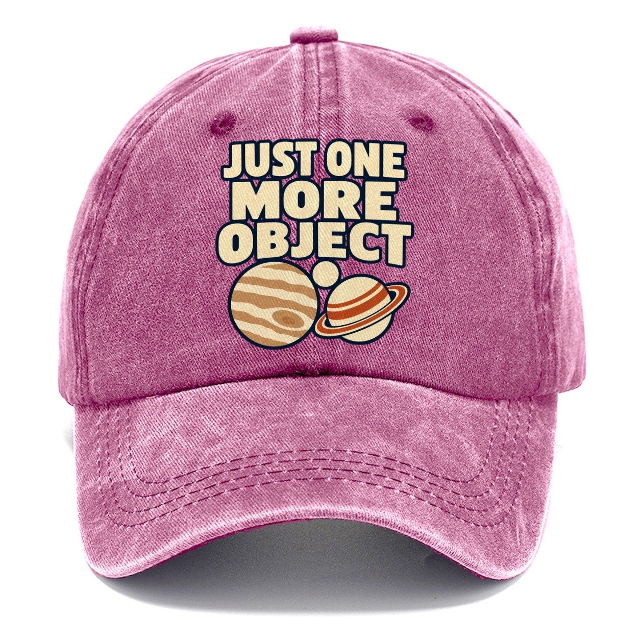 Just One More Object Astronomy And Stargazing Classic Cap – Dusty Rose