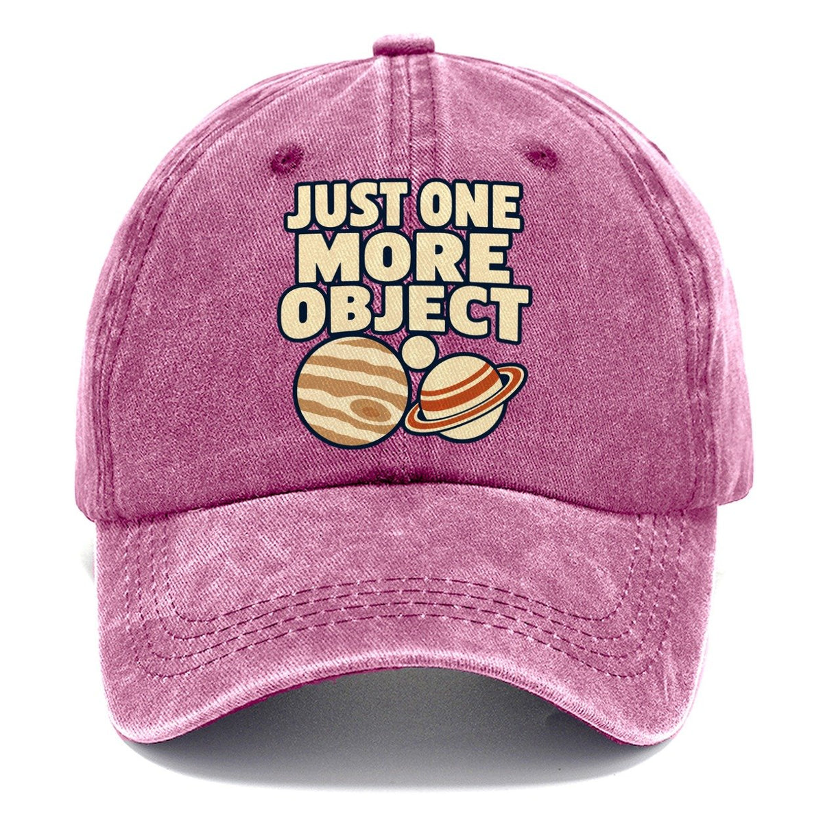 Just One More Object Astronomy And Stargazing Classic Cap – Dusty Rose