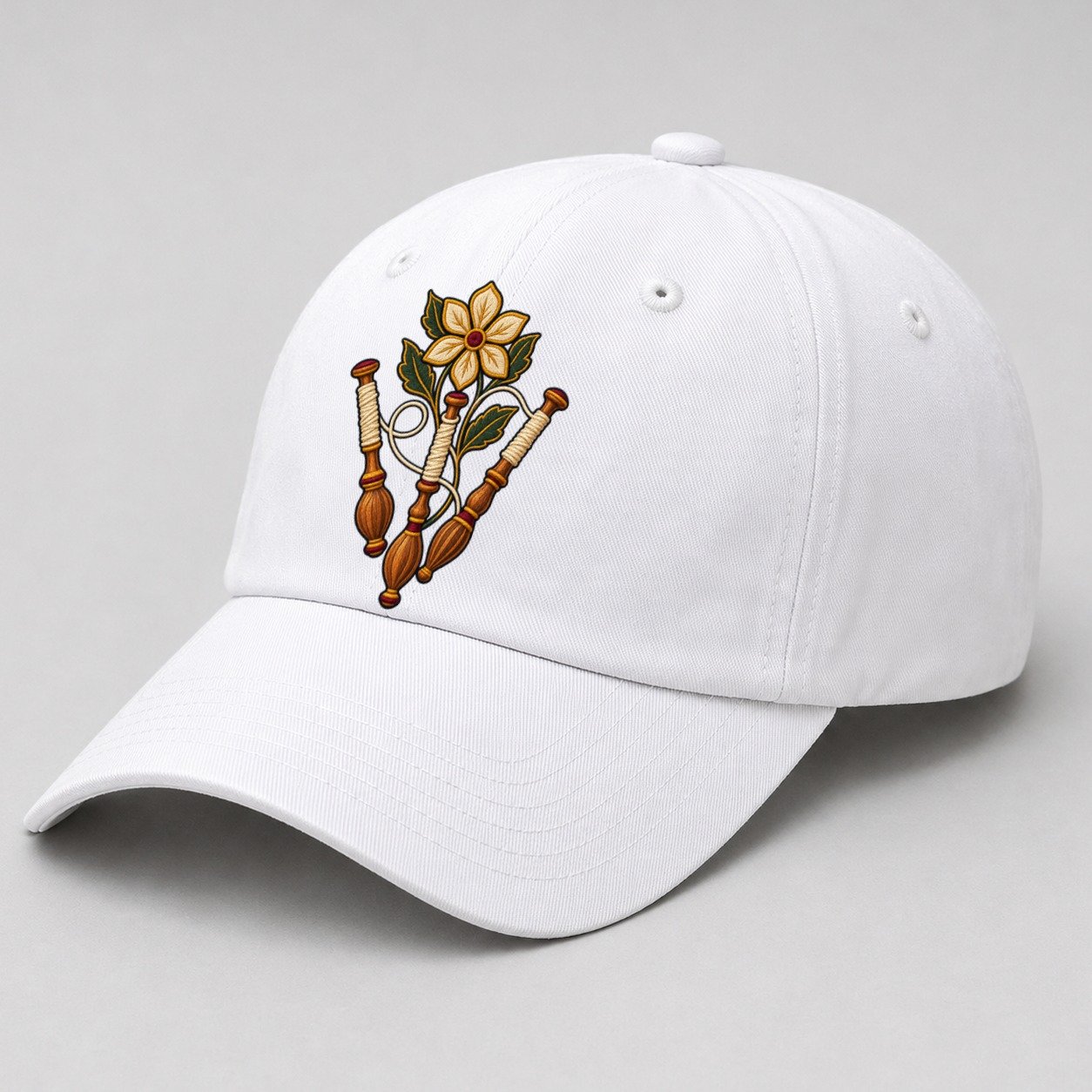 White — angle view