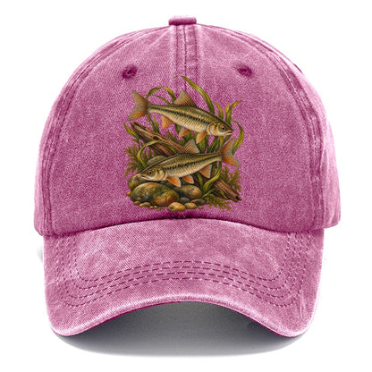 Chub Minnow Plate Fishing Club Classic Cap – Dusty Rose