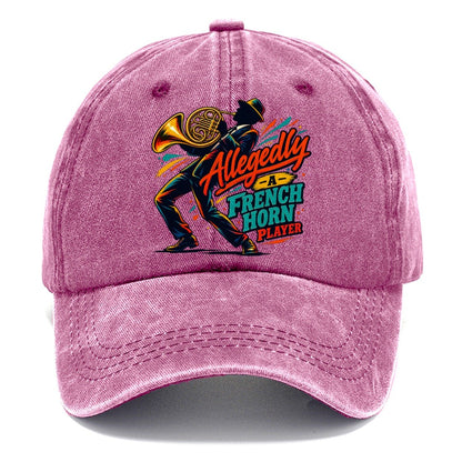 Allegedly A French Horn Player Music Instruments Classic Cap – Dusty Rose