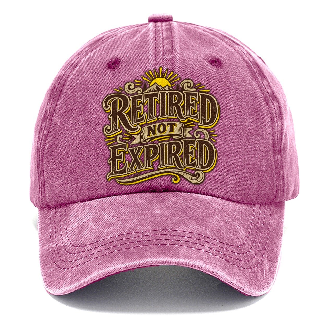 Retired Not Expired Retired Living Classic Cap – Dusty Rose